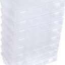 8 PCS 36 Grids Bead Organizer Box Plastic Box Clear Box Organizer 3600 Tackle Box Organizer Bead Containers Plastic Organizer Compartment Organizer Box Jewelry Earring Organizer (8 Pcs)