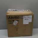 Aeitto Ice Maker Countertop 26lbs/24H, Ice Machine 8 Ice Cubes Ready in 6 Mins, 2 Sizes of Bullet Ice Portable Ice Makers with Basket & Scoop, Auto Self-Cleaning for Home/Kitchen/Office Stainless