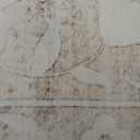 Soalmost Living Room 10x14 Area Rugs, Washable Low Pile Non-Slip Stain Resistant Extra Large Thin Rug, Vintage Soft Throw Carpet for Dining Room Bedroom Farmhouse Home Office Decor Beige