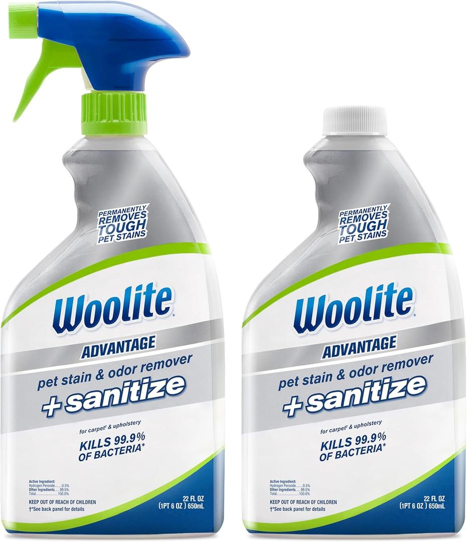 Bissell Woolite Advantage Pet Stain & Odor Remover + Sanitize, 3327