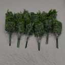LIFKOME 12pcs Artificial Greenery Stems Fake Outdoor Plants Fake Plant Green Artificial Decor