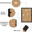 HORLIMER 5x7 Picture Frame Set of 12, Black Picture Frames Display 5 by 7 Photo for Wall or Tabletop