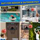 Basketball Hoop Indoor for Kids: Mini Electronic Scoreboard with LED Lighting - Sport Toys for 3+ Kids Family Courtyard - Birthday Gifts for 3 4 5 6 7 8 9 10 11 12 Year Old Boys Girls