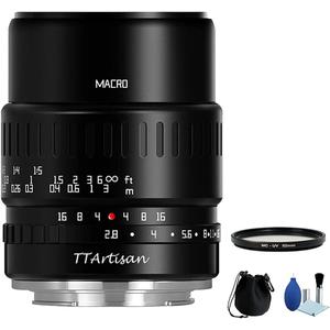 TTArtisan 40mm F2.8 APS-C Macro Lens 1:1 Magnification Manual Focus Camera Lens for Panasonic/Olympus M4/3 Camera G1 G85 GF1 GF9 GM1 GH2 GH5 EM10II EPL9 EPM1 EM10III (Micro Four Thirds Mount)