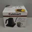 Cuisinart GK-1 Digital Goose Neck Kettle, Precision Gooseneck Spout Designed for Precise Pour Control that Holds 1-Liter, 1200-Watt Allows for Quick Heat Up, Stainless Steel,Black