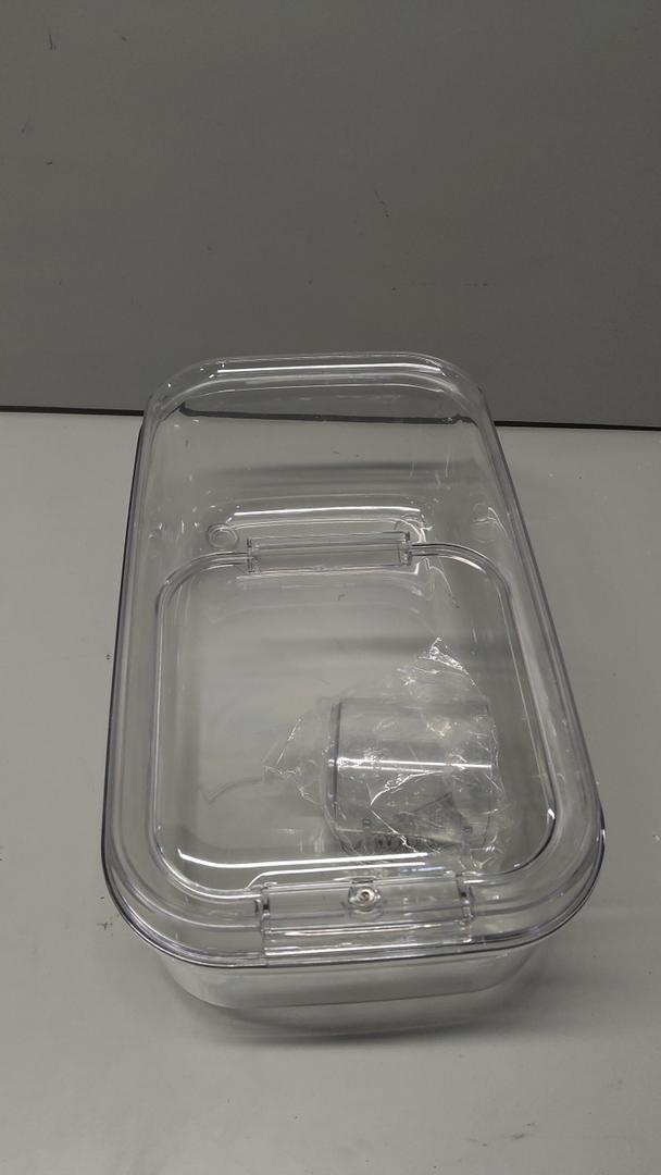 Grain Storage Container, Rice Container Insect Proof For (5KG Transparent White)