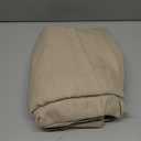 NICETOWN Linen Flax Semi Sheer Curtains 94" Length, Grommet Window Treatments Privacy Added with Light Penetration Vertical Drapes for Loft/Home Office, Angora, W55 x L94, 2 Panels