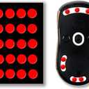 X-Raypad Jade Speed Mouse Skates, Offers Excelent Wear Resistance, Speed & Control Abrasion Resistance, Curved Edge, Move More smoothly, Suitable for Cloth Mouse Pads & Glassmouse Pads (Obsidian)