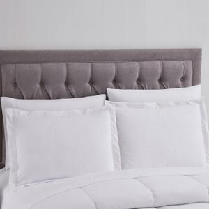 Twin Comforter Set 6 Piece Bed in a Bag with Bed Skirt, Fitted Sheet, Flat Sheet, 1 Pillowcase, and 1 Pillow Sham, Twin, Dobby White
