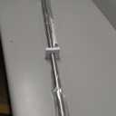 BRIOFOX Industrial Shower Curtain Rod - Never Rust Non-Slip 43-72 Inch 304 Stainless Steel, Brushed Nickel