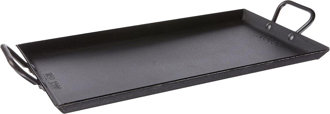 Lodge CRSGR18 Carbon Steel Griddle, Pre-Seasoned, 18-inch