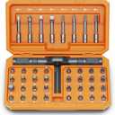 Bomivoi 42 in 1 Magnetic Screwdriver Set, DIY Ratchet Screwdriver Set, Multi Bit Magnetic Drive Set with Detachable Ratchet Handle, Portable Compact Repair Tool Kit for Home Furniture Computer Bicycle