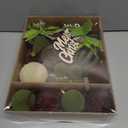 38Pcs Velvet Christmas Ornaments Set, Brown Green Beige Flocked Christmas Ornaments for Xmas Tree Decorations Shatterproof Plastic Hanging Balls for Indoor Home Party Holiday Decor Gifts