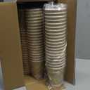8 OZ Coffee Cups, 120 Count Insulated Ripple Wall Paper Hot Coffee Cups for Hot Beverage