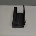 HITSLAM Toilet Paper Holder with Shelf, Stick on Matte Black Toilet Paper Roll Holder, Self Adhesive or Wall-Mount with Screws for Bathroom,Washroom (Large)