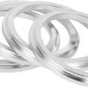 Hub Centric Rings, 66.6mm ID to 82mm OD Vehicle Wheel Hubrings Aluminum Alloy, 4 Pcs