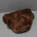HAIRCUBE Ombre Auburn Wig with Bangs Long Curly Wig with Bangs orange wig Natural Appearance Heat-Resistant Synthetic Wig Suitable for Fashionable Women
