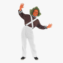 Fun Shack Kids Chocolate Factory Worker Costume - Boys Chocolate Factory Book Character Costume - Plus Size