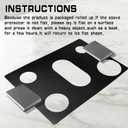 2 x Stove Top Protector for Samsung 30 5-Burner Gas Range, Compatible with Models NX60A6111, NX60A6311, NX60A6611, NX60A6751 - Reusable, Non-Stick Teflon Coating & Easy Clean Splatter Guard