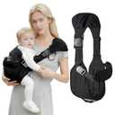 Baby Sling Carrier,Baby Carrier Newborn to Toddler,Adjustable Lightweight Toddler Carrier 25-60 lbs,Ideal for Home,Shopping,and Travel