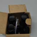 4-Pack 1oz/30ml Amber Glass Spray Bottles for Fine Mist | with 2 Extra Nozzles, Refillable Essential Oil, Toner, Hair Care & Cleaning Solutions Bottles Set | Leak-Proof, UV Protection