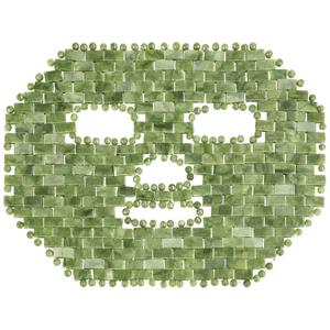 gemshan Jade Mask,100% Natural Stone Facial Mask for SPA Skincare Beauty Tools for Puffy Eyes Dark Circles