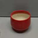 G EPGardening Ceramic Planter 7 Inch  Flower Pots for Indoor Plants, Round Planter with Drainage and Ceramic Tray, Modern Plant Pot, Bathroom Decor, Teacher Gifts, Red