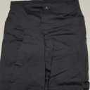 THE GYM PEOPLE Thick High Waist Yoga Pants with Pockets, Tummy Control Workout Running Yoga Leggings for Women (Large, Black)