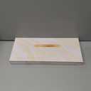 Faucet Mat for Kitchen Sink, Diatomite Stone Drying Sink Protectors, Bathroom Faucet Splash Guard, Quick Dry Water Absorbing, Non-Slip Stone Tray for Kitchen Counter, White, 23.6" x 3.9"