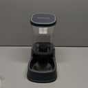 Gardner Pet Automatic Dog Water Dispenser Gravity Stainless Steel Water Waterer Feeder, 100% BPA-Free Large Capacity Water Feeding Bowls for Medium & Large-Sized Dogs Cats Other Pets -(1 Gallon) (Dark Grey)