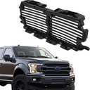 HECASA Front Radiator Shutter Compatible with 2018-2020 Ford F150 Active Grille Shutter Upper Radiator Grille Air Shutter Control Actuator Motor Assembly Replacement for JL3Z8475D(Will Not Fit Raptor)