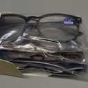 JOLISU 5 Pack Reading Glasses For Women/ Men-Blue Light Blocking Computer Reader w/ Round Frame - Retro Clear Lens Fake Eyeglasses (1.25）