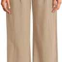 NIMIN High Waisted Work Pants for Women Business Casual Outfits 2026 Office Dress Pants Trousers with Pockets (Beige, L)