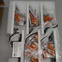 CLOUDY BAY Dimmable Upgraded 3 Color 120V LED Indoor Outdoor Step Lights,3000K/4000K/5000K 3W 100lm,Stair Light,White,6 Pack