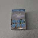 Socket Fan Light Ceiling Fans with Lights and Remote, Dimmable LED 3 Colors 3000K-6500K, 1556 Lumens Light Bulb Screw in Ceiling Fan for Bedroom, Kitchen, Living Room, Closet (White)