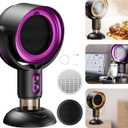 Puff Chill Fan for Smoking, The High Fan for Smoking with 2 Speed Adjustment, Separate Oil Fumes & Easy to Clean, Portable Desktop Smoke Fans for Kitchen Indoors Barbecue, Gifts for Men Women (purple)