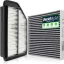 Engine & Cabin Air Filter Set for Honda Odyssey V6 3.5L 2011 2012 2013 2014 2015 2016 2017; Replace 17220-RV0-A00, 80292-SDA-A01