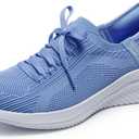 Skechers Women's Hands Free Slip-in Ultra Flex 3.0 - Brilliant Path Sneakers (7, Periwinkle=peri)