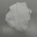 Hibluco Sexy Lace Women Briefs No Show Short High Waist Underwear Full Coverage Panties (Small, White 684)