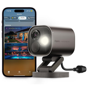 Aqara 4MP Camera Hub G5 Pro WiFi, True Color Night Vision Security Camera Outdoor, 2.4/5Ghz WiFi, HomeKit Secure Video, Thread Border Router, Local Detection, Thread/Zigbee, Supports Alexa,Google Home