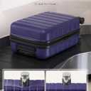Coolife Luggage Set, 3 Piece Lightweight Durable Hardshell, Deep Purple
Upgraded Polycarbonate Shell Suitcase,360° Double Spinner Wheels,Expandable (20"Only),TSA Lock,Aluminum Handle,Nested Design