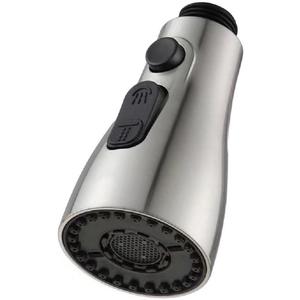 Pull Down Kitchen Faucet Sprayer Head Replacement Part - Pull Out Sink Sprayer Replacement Nozzle, Kitchen Faucet Head Hose Spray Tap Spout Only for G1/2(0.8inch)Connector (Brushed Nickel)