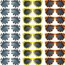 Flutesan Pack of 24 Animal Print Sunglasses Jungle Sunglasses Zoo Animal Glasses Safari Kids Party Favor Wild Girl Boy Eyewear, Tiger, Zebra, Cheetah Glass for Birthday Summer Beach Theme Party