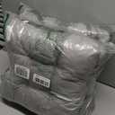 Love's cabin Memory Foam Chair Cushions Set of 4, Outdoor/Indoor Chair Pads for Dining Chairs 4 Pack, Seat Cushions for Kitchen, Dining Room, Office, Patio Chairs, 15.5"x15.5"x3.5" Grey