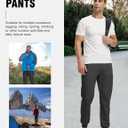 Rdruko Men's Fleece Joggers Pants Winter Warm Sweatpants with Zipper Pockets Athletic Running Gym Workout (Black, M)