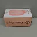 Hydracy Water Bottle with Time Marker -Large BPA Free Water Bottle & No Sweat Sleeve -Leak Proof Gym Bottle with Fruit Infuser Strainer & Times to Drink -Ideal for Fitness Sports & Outdoors (Rose Gold)