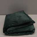 RYB HOME Velvet Curtains 102 inches for Bedroom, Rod Pocket Soft Fabric Curtains & Drapes for Living Room, Sliding Glass Door, Hunter Green, W 52 x L 102, 2 Panels Set