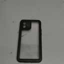 Diverbox for iPhone 12 Waterproof Case,Waterproof Shockproof Dustproof IP68 Full-Body Hard Case Built-in Screen Protector Underwater Outdoor Waterproof Cover for iPhone 12,6.1 in (Clear)