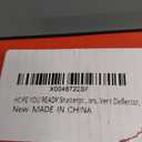 Shatterproof Taped-On Window Deflectors for Honda CR-V 2017-2022 with Chrome Trim, Rain Guards, Window Visors for Cars, Vent Deflector, 4pcs