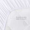 Waterproof Bassinet Mattress Pad Cover Compatible with Baby Delight Beside Me Dreamer Bassinet, 2 Pack, Ultra Soft Surface, Breathable and Easy Care